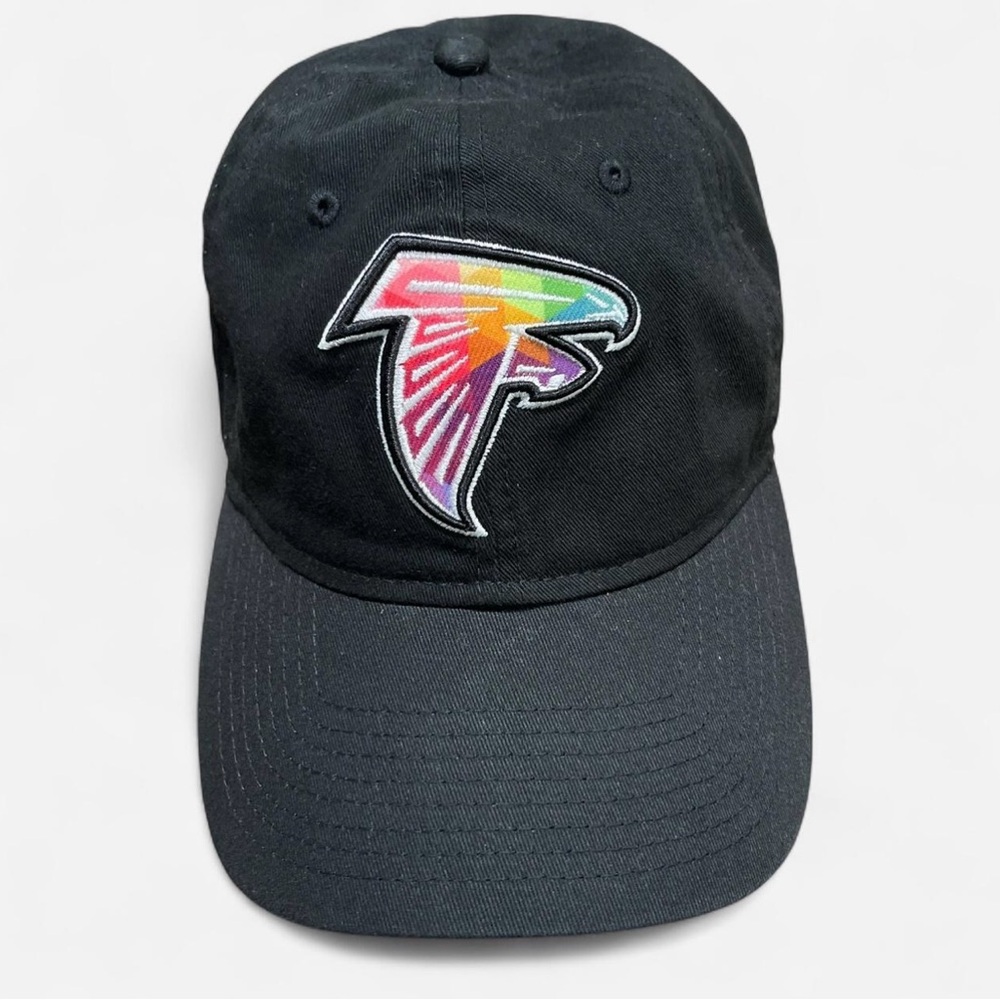 New Era Black Hat with Multicolor Logo